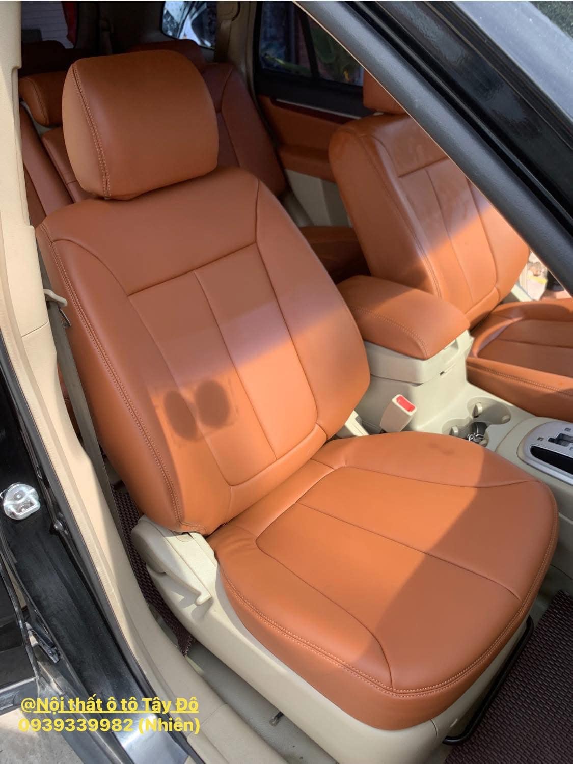BỌC GHẾ DA XE Ô TÔ 7 CHỖ HYUNDAI SANTAFE 3 PHẦN ƯNG Ý – 7 PHẦN U MÊ